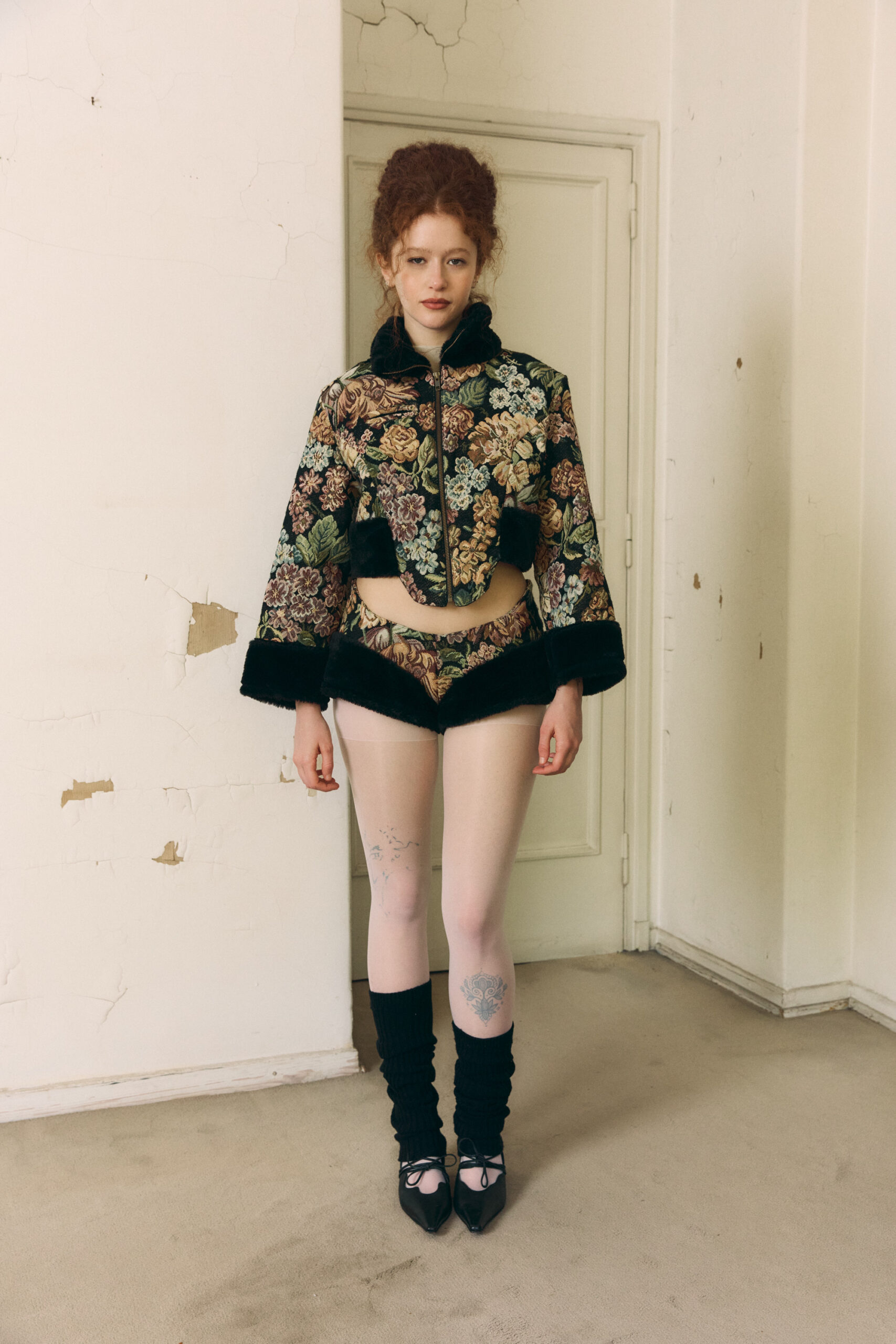 campera corta jacquard babi